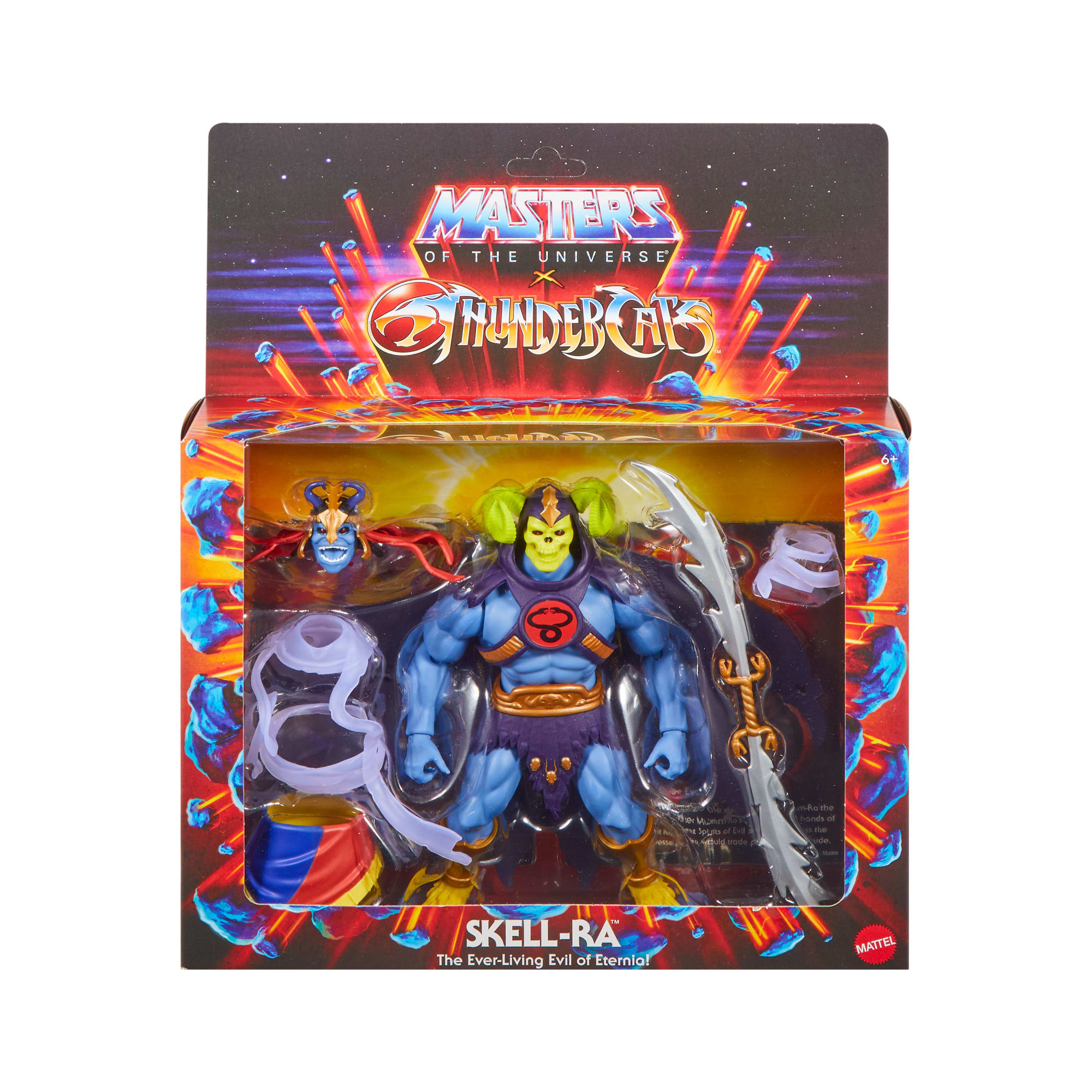 Masters Of The Universe Origins X Thundercats Skell-Ra Action Figure Toy Of Skeletor & Mumm-Ra