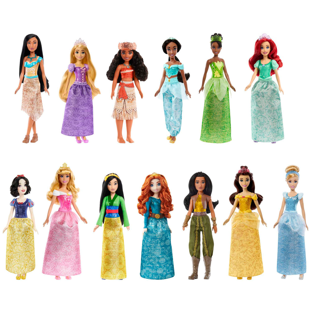 Disney Princess Toys, 13 Princess Fashion Dolls And Accessories